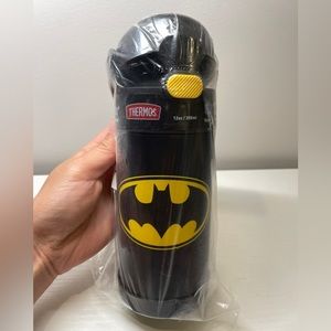 Thermos 12oz FUNtainer Water Bottle with Bail Handle - Black Batman